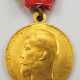 Russland: Verdienstmedaille, Nikolaus II., in Gold. - Foto 1