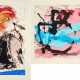 Fred Thieler. Mixed lot of 2 colour lithographs - Foto 1