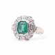 . Smaragd-Diamant-Ring - photo 1