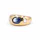 . Saphir-Diamant-Ring - photo 1