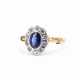 . Zarter Saphir-Diamant-Ring - photo 1