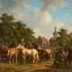 Willem Karel Nakken. Horse Market in a Dutch Town - photo 1