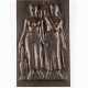 DEUTSCHER BILDPLASTIKER Tätig 1. Hälfte 20. Jahrhundert Relieftafel mit zwei Frauenfiguren - фото 1