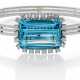 Aquamarin-Diamant-Armreif. - фото 1