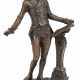 Bronze-Figur "Beethoven am Pult stehend", braun patiniert, bez. "Milo", Gießerplakette "JB Deposee Paris", auf schwarzer Steinplinthe, Ges.-H. 21 cm - photo 1