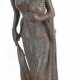 Frauenfigur, Burma Anfang 20. Jh., Bronze, H. 95 cm - Foto 1