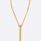 C'est Laudier. An extraordinary 'Zip' Gold Necklace with Diamonds. - фото 1