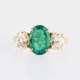 A fine Emerald Diamond Ring. - фото 1