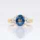 A Sapphire Diamond Ring. - фото 1