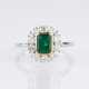 An Emerald Diamond Ring. - фото 1