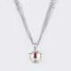 A Pearl Diamond Topaz Pendant on Necklace. - photo 1