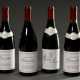 4 Flaschen: 3x 1990 Domaine Bouland, Chiroubles, Händlerabfüllung Paul Beaudet und 1x 1993 Moulin a Vent, Louis Tete, Rotwein, Burgund, Frankreich, 0,75l, hs, Etiketten und Kapsel beschädigt - photo 1