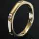 Zarter Gelbgold 585 Ring mit 6 Brillanten (zus. ca. 0,12ct/SI/W), Juwelier Christ, 2,5g, Gr. 54 - Foto 1