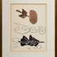 Braque, Georges (1882-1963) „Composition IV“ 1956, Lithographie, 160/250, aus: "Derrière le Miroir", u.l. im Stein monogr., u.r. num., 35,5x26,5cm (m.R. 52x41,8cm), lichtrandig - фото 1