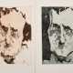 2 Janssen, Horst (1929-1995) "Nevermore/ Edgar Allen Poe", Radierungen (1. und 2. Fassung), Griffelkunst, je u.r. sign., je u. i.d. Platte sign./dat./bez., PM 29,5x20,8cm, BM 38x27,5cm - photo 1
