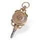 Watch key: extremely rare Louis XVI gold key with calendar, c… - фото 1