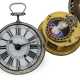Pocket watch: rarity, Basel Oignon with repeater, enamel pain… - photo 1