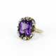 Amethyst-Diamant-Ring - Foto 1