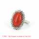 Coral-Diamond-Ring - photo 1