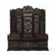 A LARGE AND MAGNIFICENT IMPERIAL CARVED ZITAN MIRROR STAND - фото 1