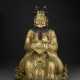 A LARGE WELL-CAST GILT-BRONZE FIGURE OF A HIGH DAOIST IMMORTAL - photo 1