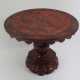 Rotlack-Tisch - China, Holz, geschnitzt, runde Tischplatte, … - photo 1