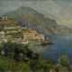 Schüz, Friedrich (1874 - 1954) - Amalfi-Küste, Öl auf Platte… - Foto 1