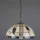 Deckenlampe im Tiffany-Stil - gewölbter Kunstglasschirm mit … - photo 1