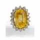 Ring mit gelbem Saphir - Foto 1
