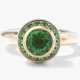 Peridot-Tsavolith-Ring - photo 1