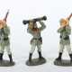3 Soldaten Elastolin, 2 x Schütze, stehend (nach Flieger sch… - Foto 1