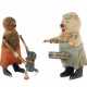 2 Tanzfiguren Schuco, 1. Drittel 20. Jh., 1 x Schwein mit Tr… - фото 1