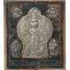 Reliefplatte Indien, 1. Hälfte 20. Jh., Kupfer/Weißmetall te… - фото 1