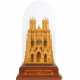 Prächtige Louis Philippe-Kaminuhr als Kathedrale von Reims F… - Foto 1