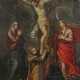 Kirchenmaler des 18. Jh. ''Christus am Kreuz'' zu seinen Füß… - photo 1