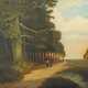Maler des 19. Jh. ''Am Waldrand'', Blick auf einen Waldrand … - Foto 1