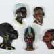 5 variierende Wandmasken 1x Porzellanfabrik Cortendorf, Juli… - фото 1