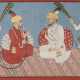 A PORTRAIT OF RAJA SANSAR CHAND WITH A COURTIER - Foto 1