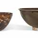 TWO RUSSET-SPLASHED BLACK-GLAZED BOWLS - photo 1