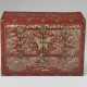 A MOTHER-OF-PEARL INLAID RED LACQUER STORAGE CHEST - фото 1