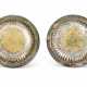 A PAIR OF PARCEL-GILT SILVER DISHES - photo 1