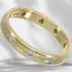 Ring: yellow gold Tiffany brilliant-cut diamond ring, 18K… - фото 1