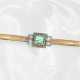 Antike Smaragd/Diamant-Goldschmiedebrosche, Handarbeit… - Foto 1