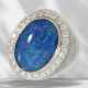 White gold, very large and decorative opal brilliant-cut dia… - photo 1