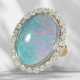 Ring: very beautiful, formerly expensive vintage opal/brilli… - photo 1