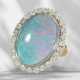 Ring: very beautiful, formerly expensive vintage opal/brilli… - фото 1