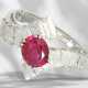 Exclusive ruby/diamond goldsmith ring, ultra-fine carmine re… - photo 1