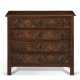 A SPANISH OAK AND WALNUT CHEST-OF-DRAWERS - photo 1