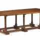 AN ENGLISH GOTHIC-REVIVAL OAK REFECTORY TABLE - Foto 1