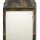 A WILLIAM AND MARY BLACK-AND-GILT JAPANNED MIRROR - фото 1